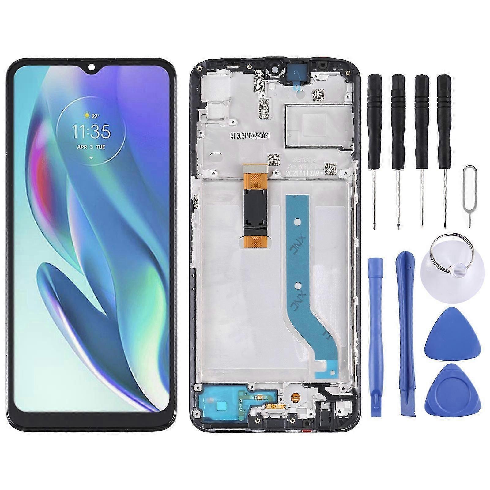 LCD Screen and Digitizer Full Assembly with Frame For Motorola Moto G50 5G