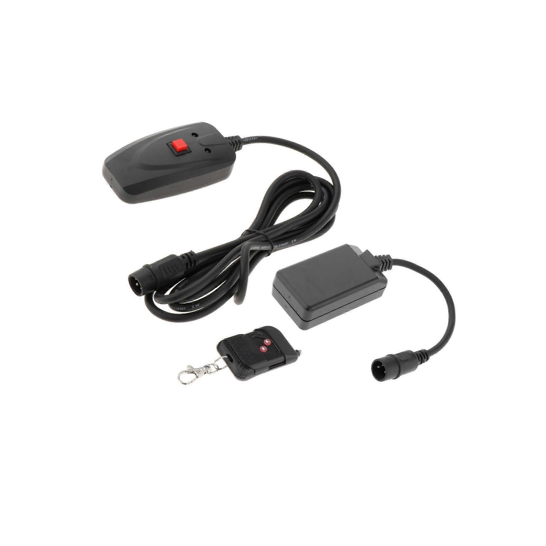 Wireless RC Receiver Fogging Black for Stage Effect 400 900 1500W High-Powered and Reliable