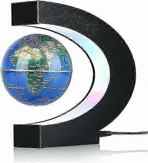 Magnetic Levitation Floating Globe with LED Light, Desk Gadget Decor, Fixture Floating Globes & Shade, Cool Tech Gifts