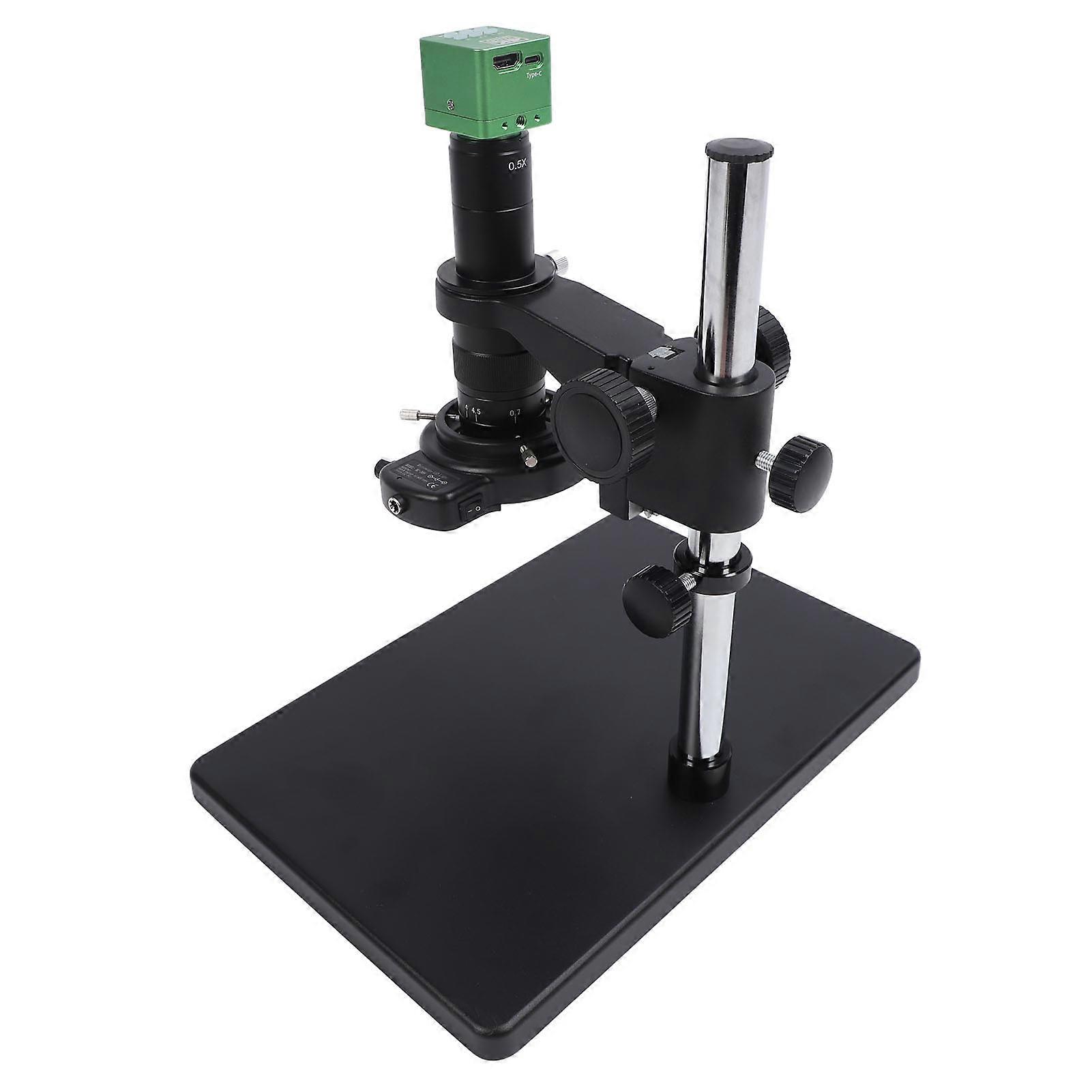 4K 41MP Microscope Camera HY 6210 with 180X C Mount Lens & 144 LED Lamp