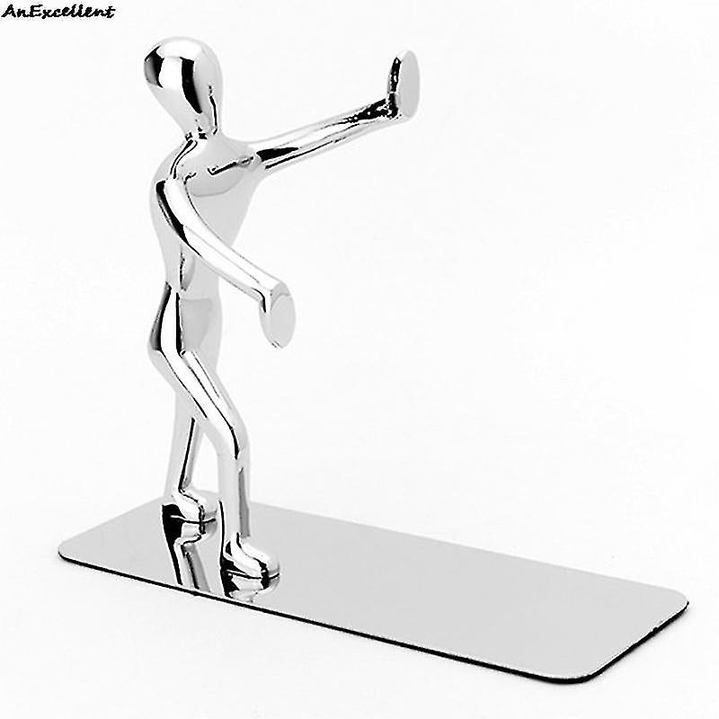 ブックエンドカンフーハンドプッシュブッククリップブックシェルフメタルブックエンドスタンド学校図書館オフィス用本棚