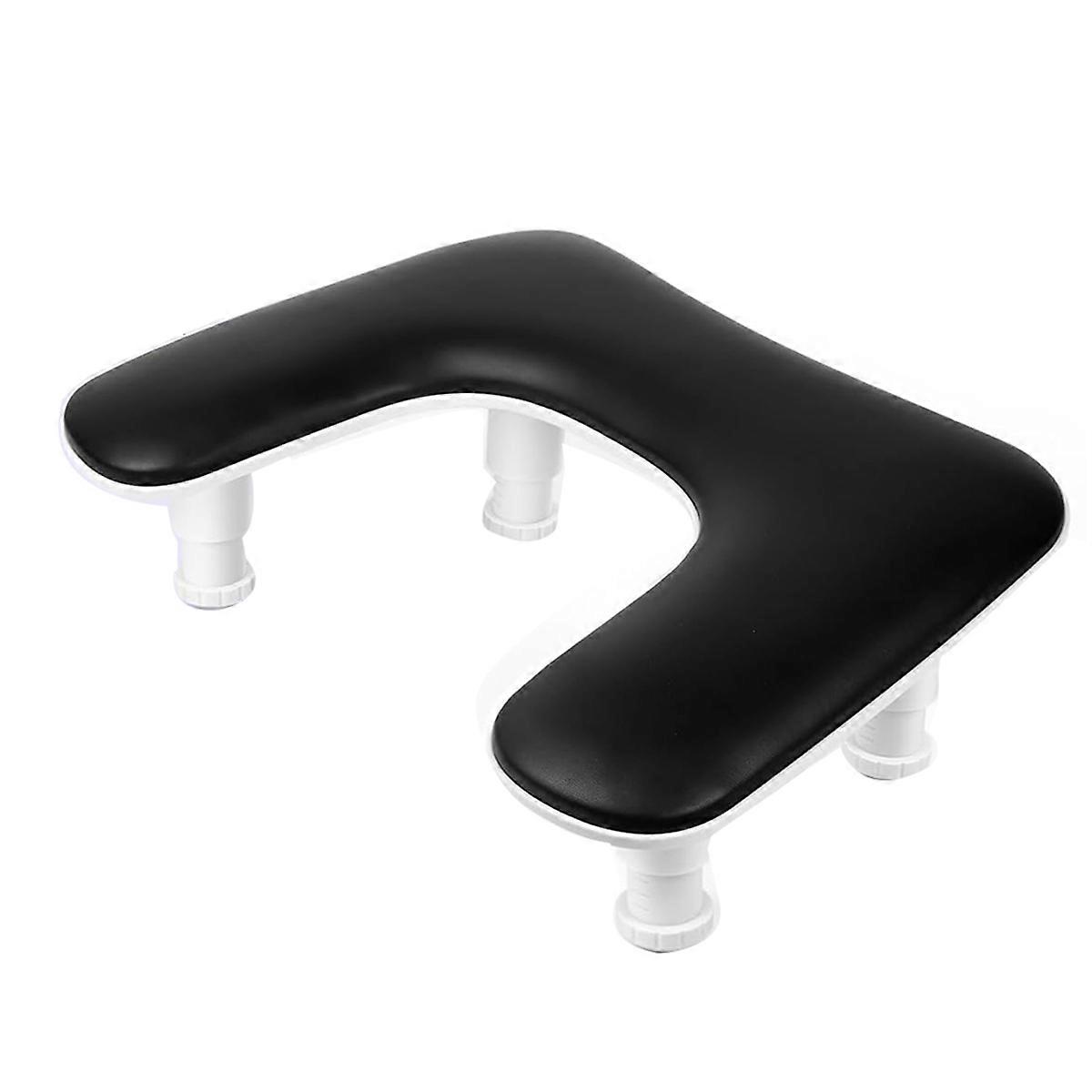 Manicure Arm Rest for Nails Tech: Adjustable Nail Armrest,Black