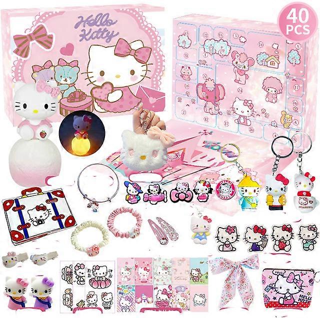 Kerst Advent Countdown Kalender 2025 26 Dagen Speelgoed Blind Box Cadeau - Hello Kitty