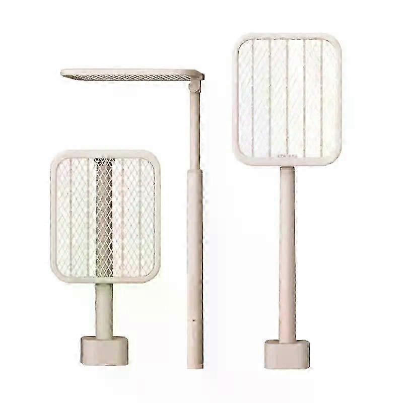 Folding Electric Mosquito Swatter Boxed Base Can Stand Summer Usb Charging Targeted Bug Zappers