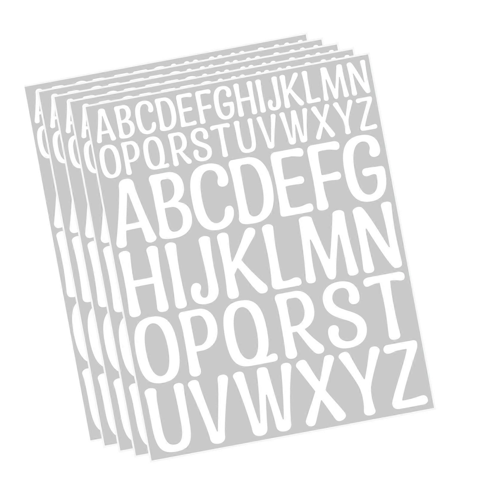 5 coli Scrisoare Autocolant Decorativ Autocolant Scrisoare Autocolant Recompensă Autocolant Alfabete Autocolant Etichetă Decorativă Autocolant F5