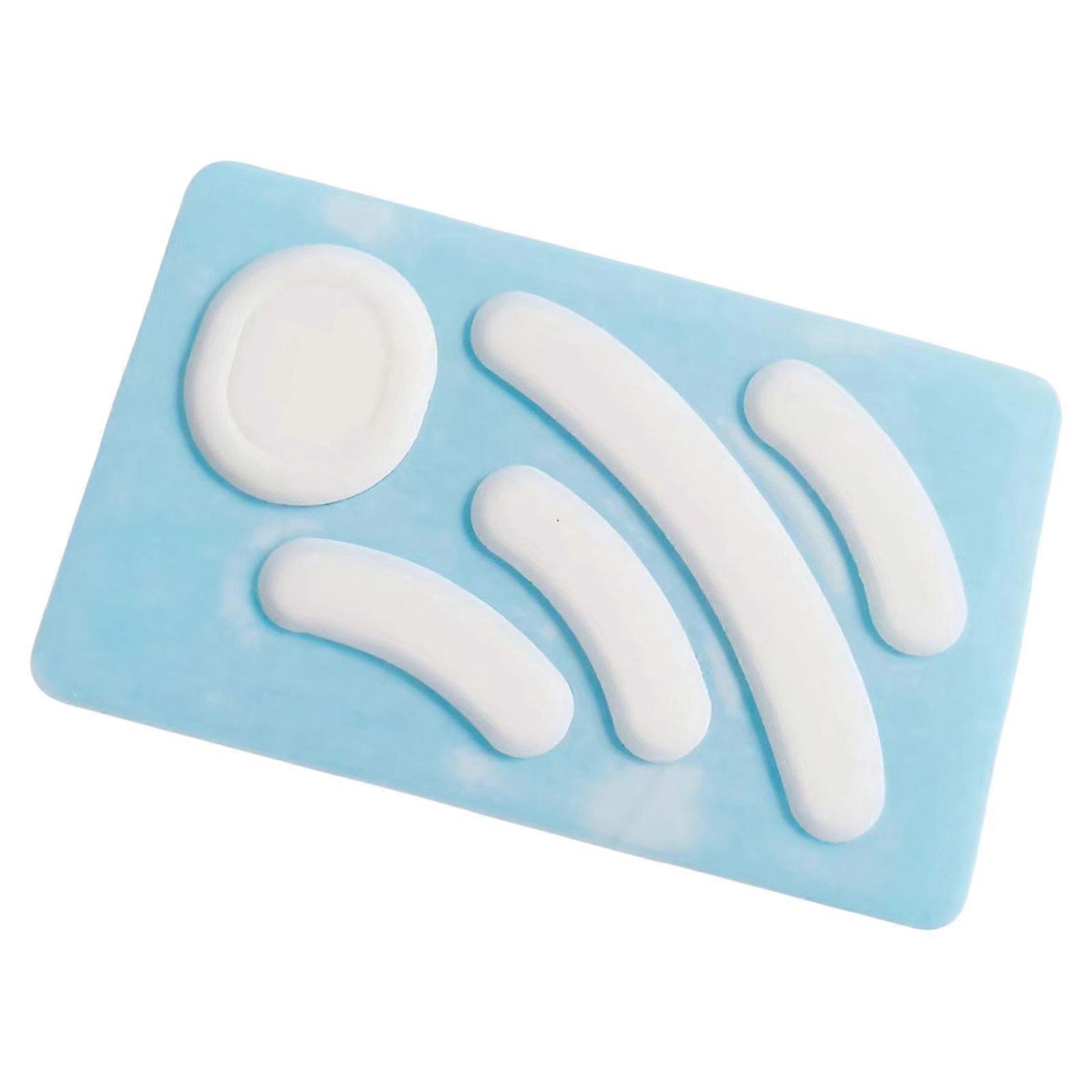 Enhanced ICE Edition Mouse Skates Feet for GPRO Wireless Mouse White Rounded Edges Multicolor