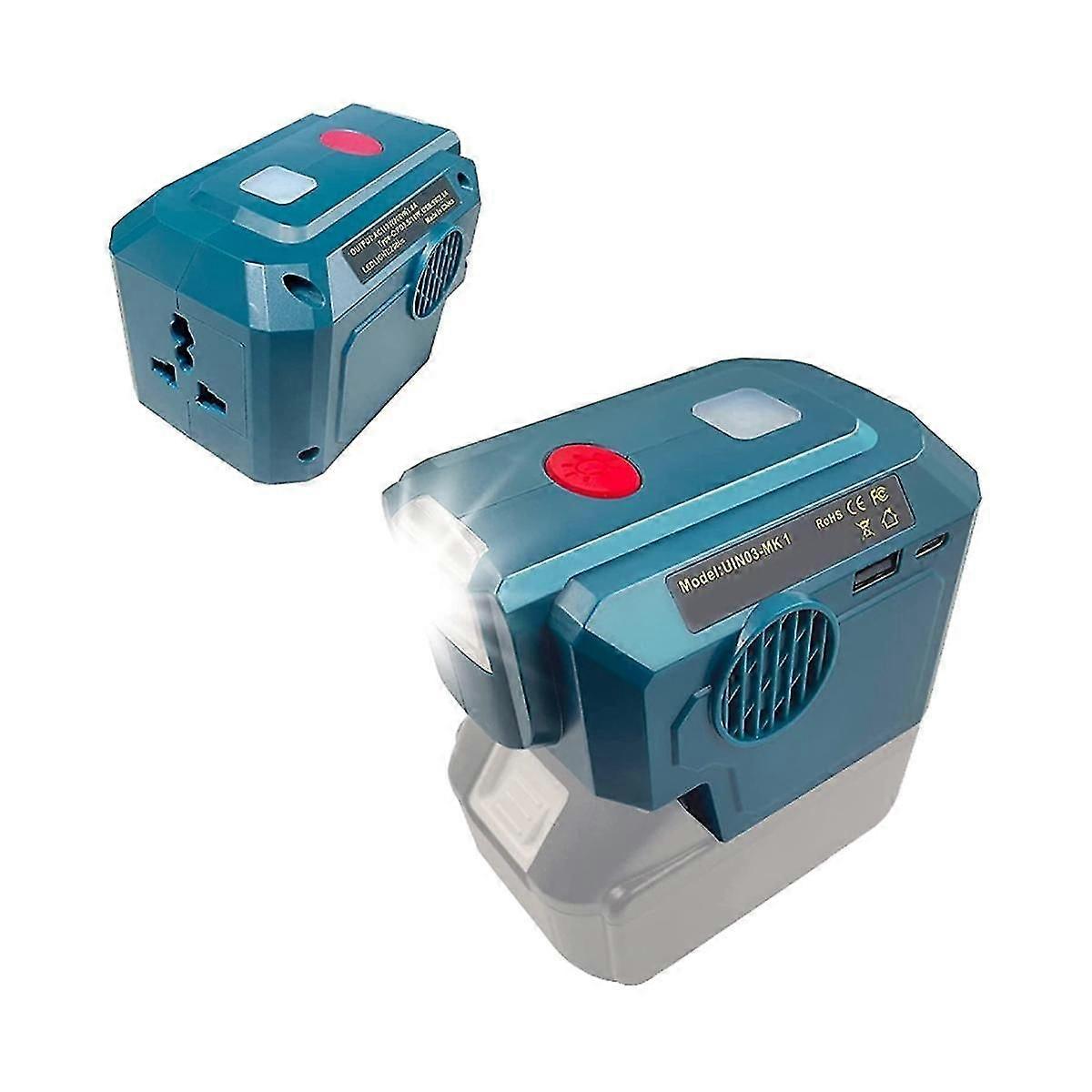 200w Portable Power Supply Inverter For 18v Battery, Dc 18v To Ac 110v Modified Sine Wave Power Inv