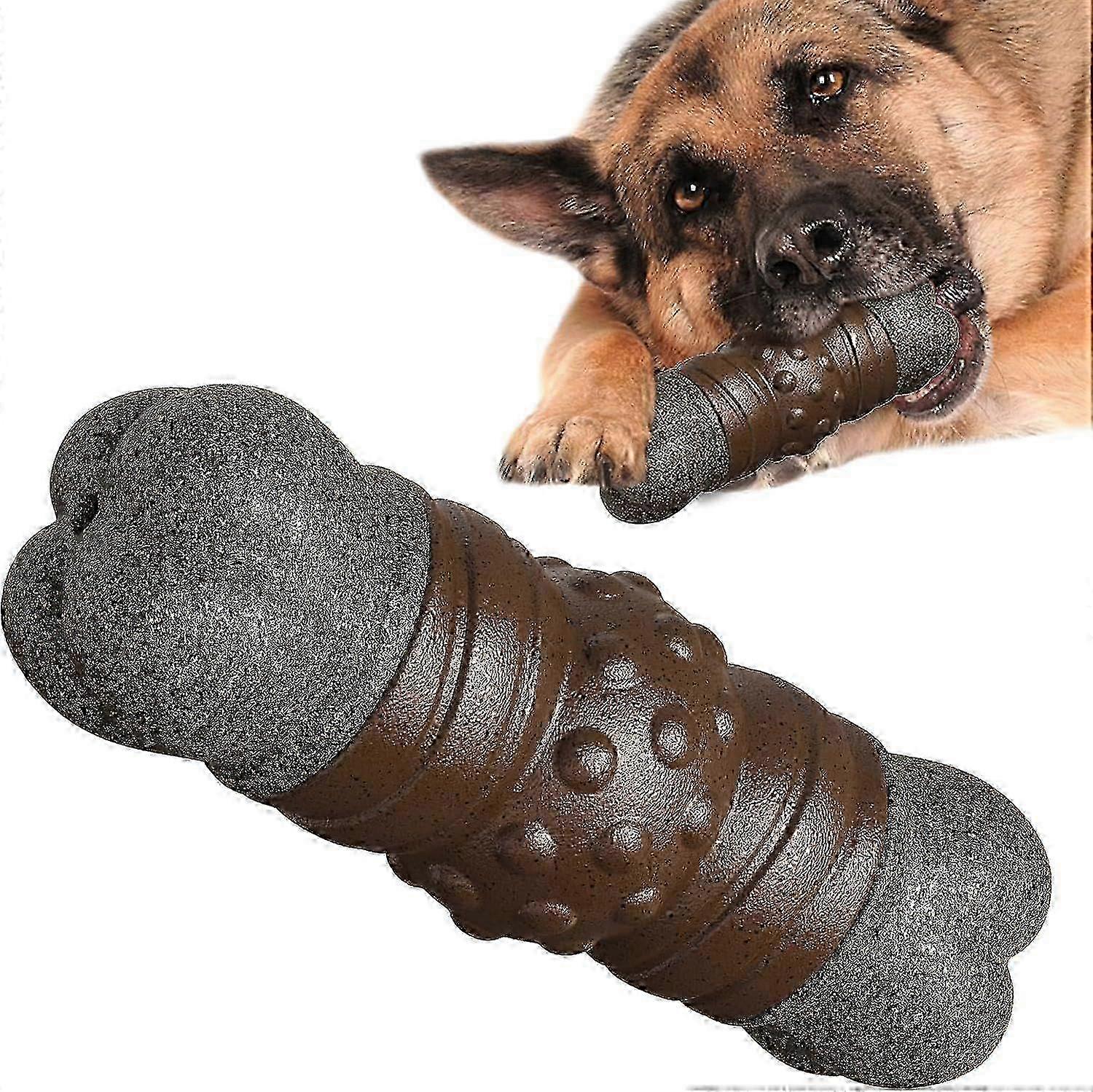 Indestructible Chew Toy & Squeaky Halloween Toys for Medium/Large Aggressive Chewers Breed Dogs, Tough Durable Bone Dog Toys Keep Them