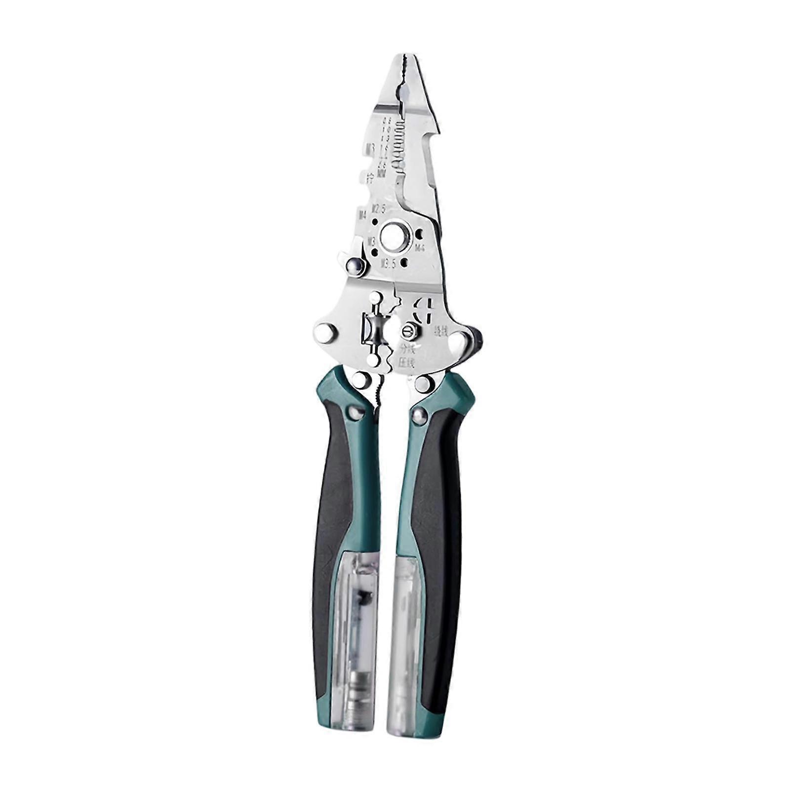 Wire Stripper Crimper Detachable Voltage Tester Pen Hand Tool Professional Wire