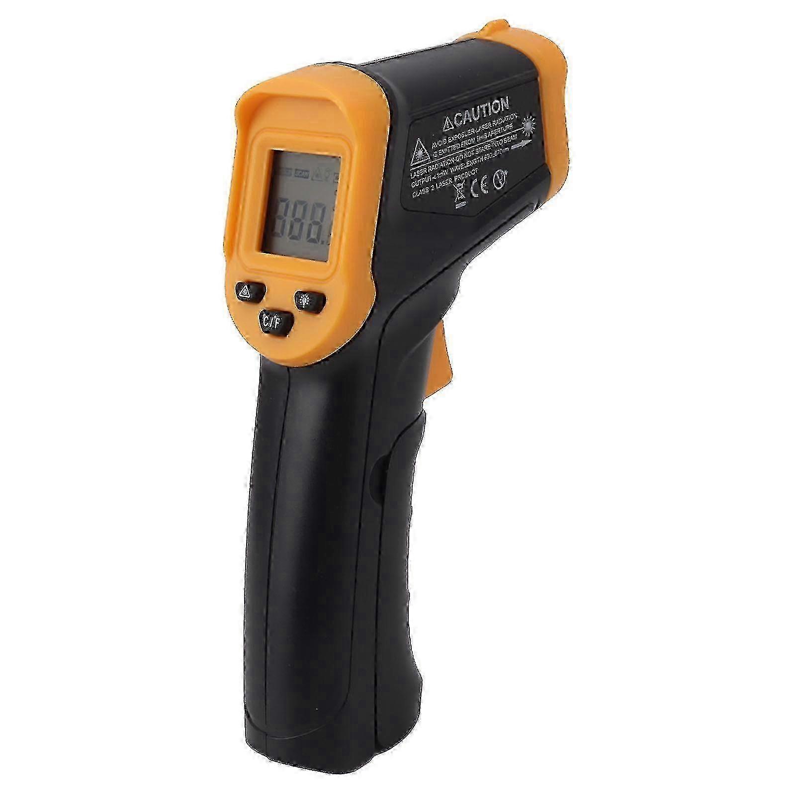 Handheld Infrared Thermometer Laser Surface Temp Meter for Pizza Oven Grill & Engine