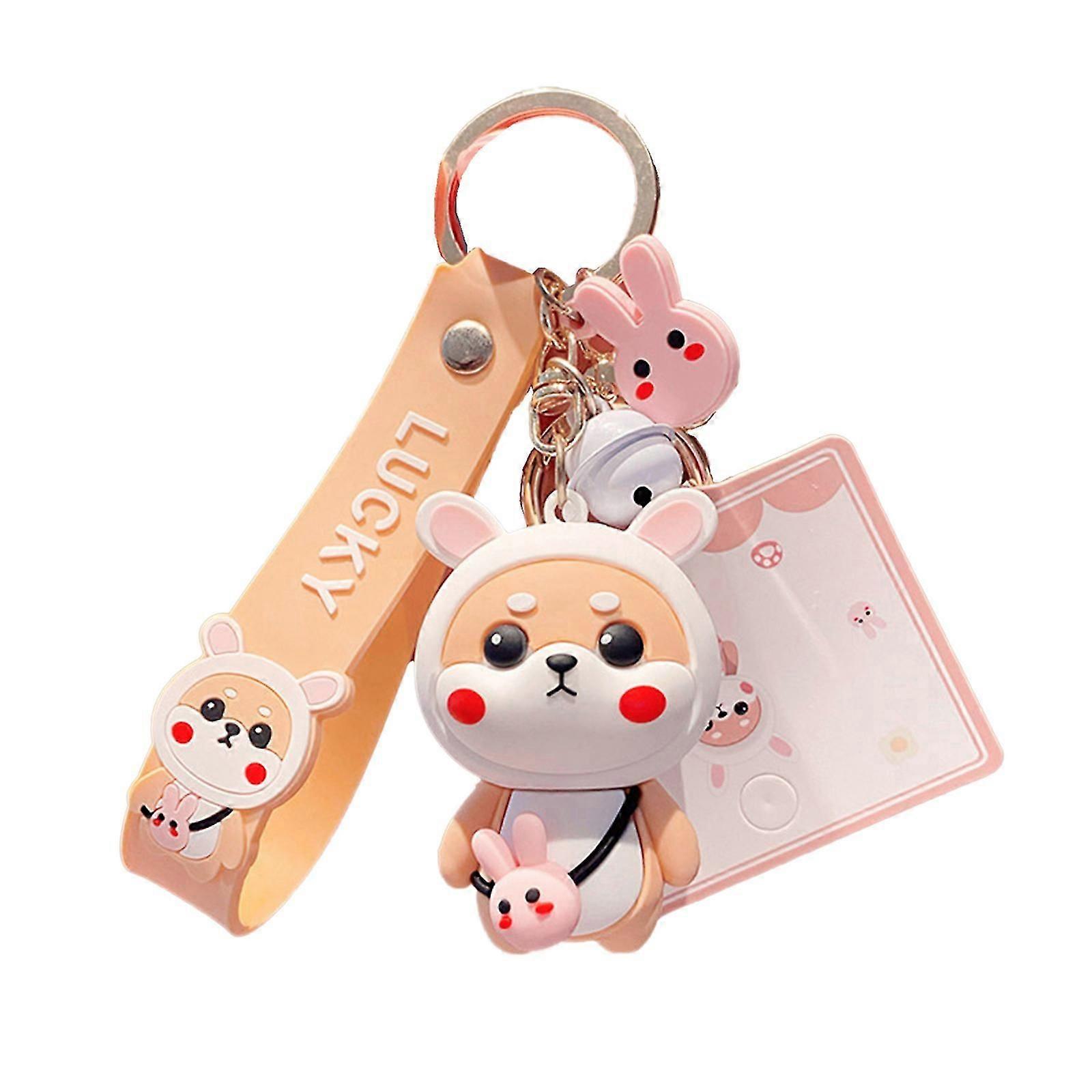 Chai Little Rabbit Chai Xiaohu New Year Tiger Epoxy Keychain For Creative Pendan