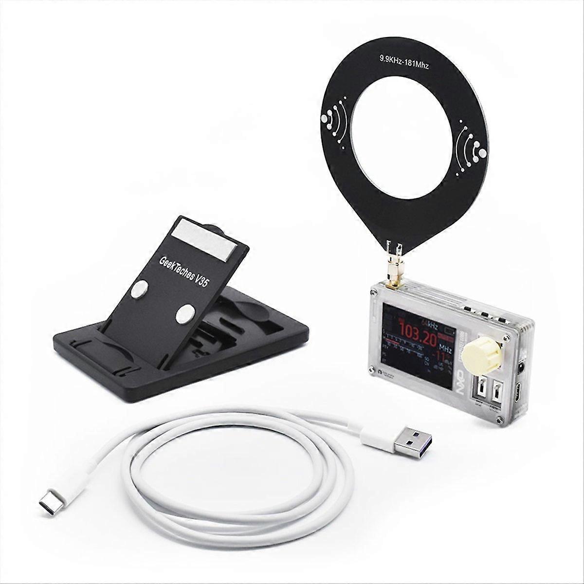 Rádio TEF6686 Tela IPS de 2,0 polegadas ESP32 Rádio de banda completa B