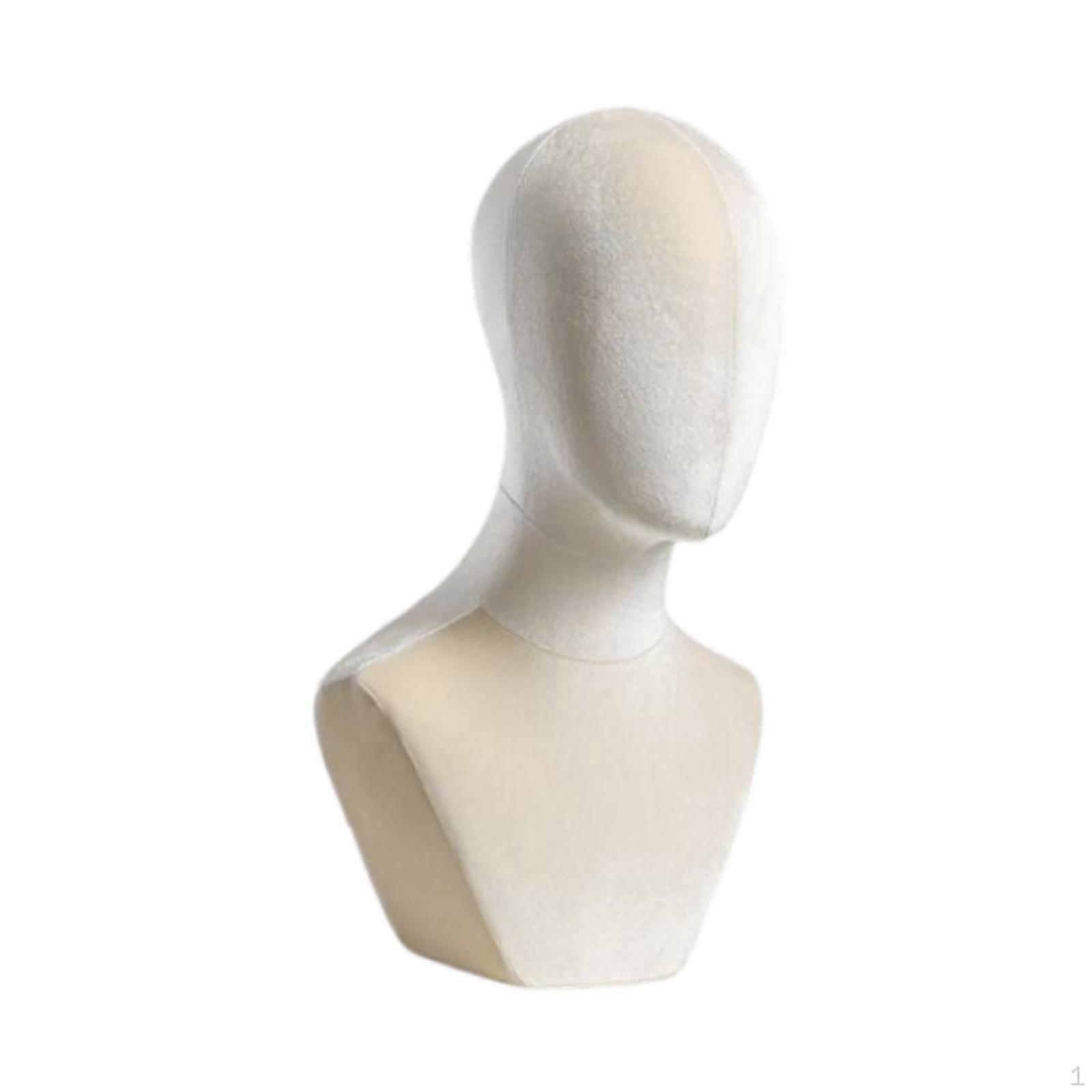 Bust Mannequin Head Display Hat Rack Cloth