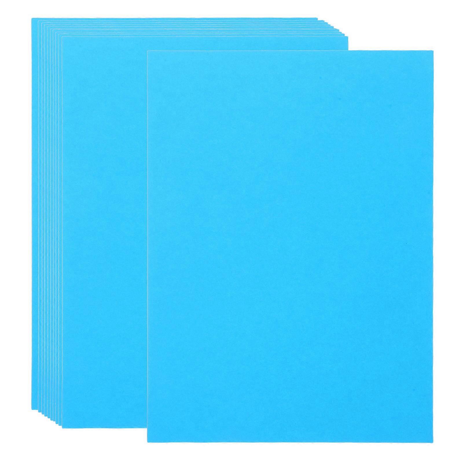 Blue Colored Copy Paper for Office Use 100Pcs A4 Printer Paper Sheets