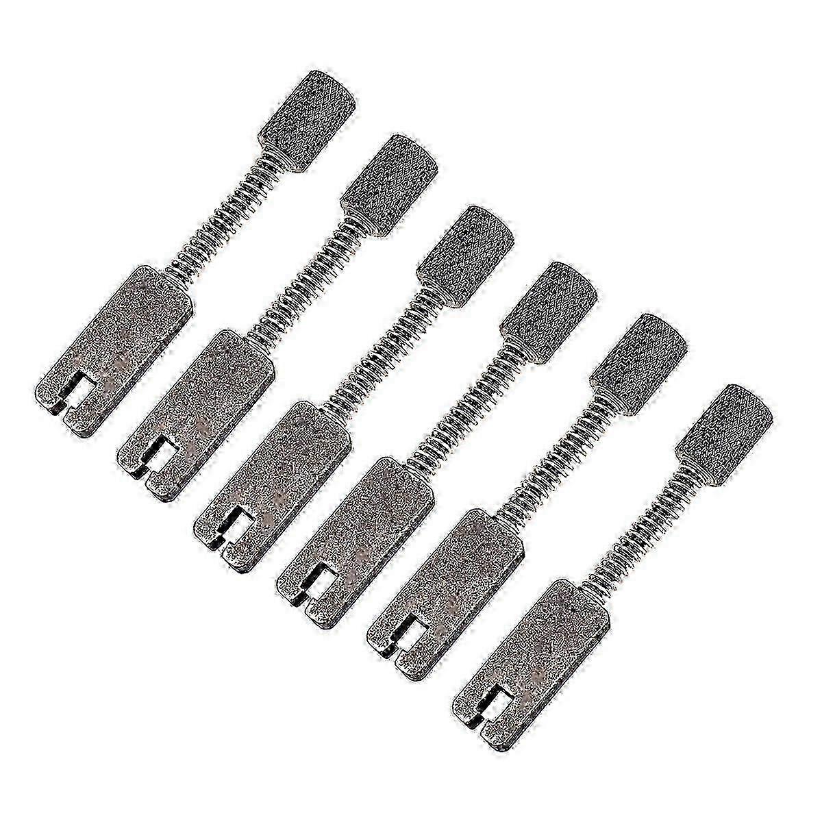 6 Pcs Black Headless Guitar Bridge String Saddles for Headless Guitar Bridge Replacement Accessorie
