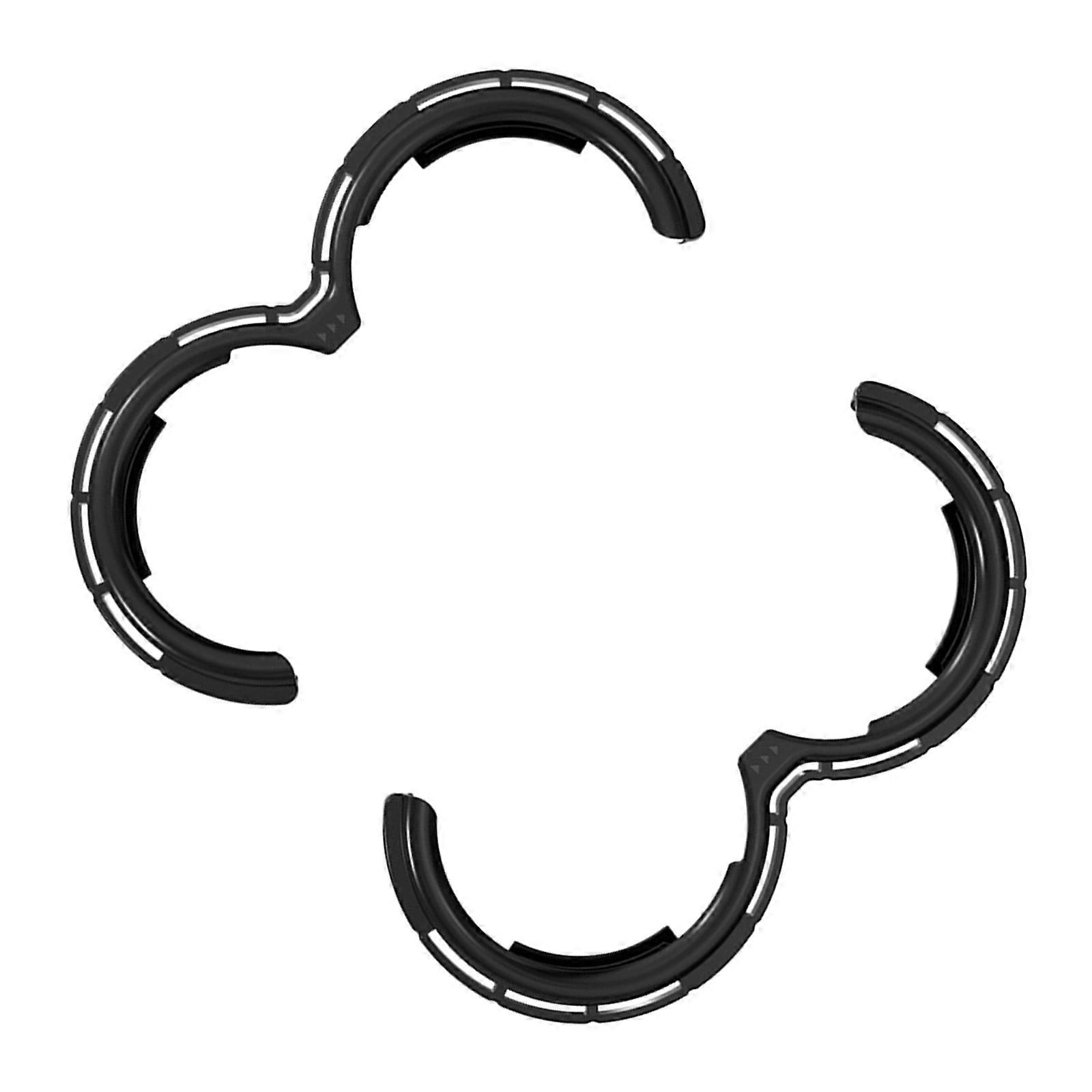 2Pcs/set Shockproof UAV Props Protectors TPU Propeller Guard Rings Cover without Affecting Flight  for Avata 2  Black