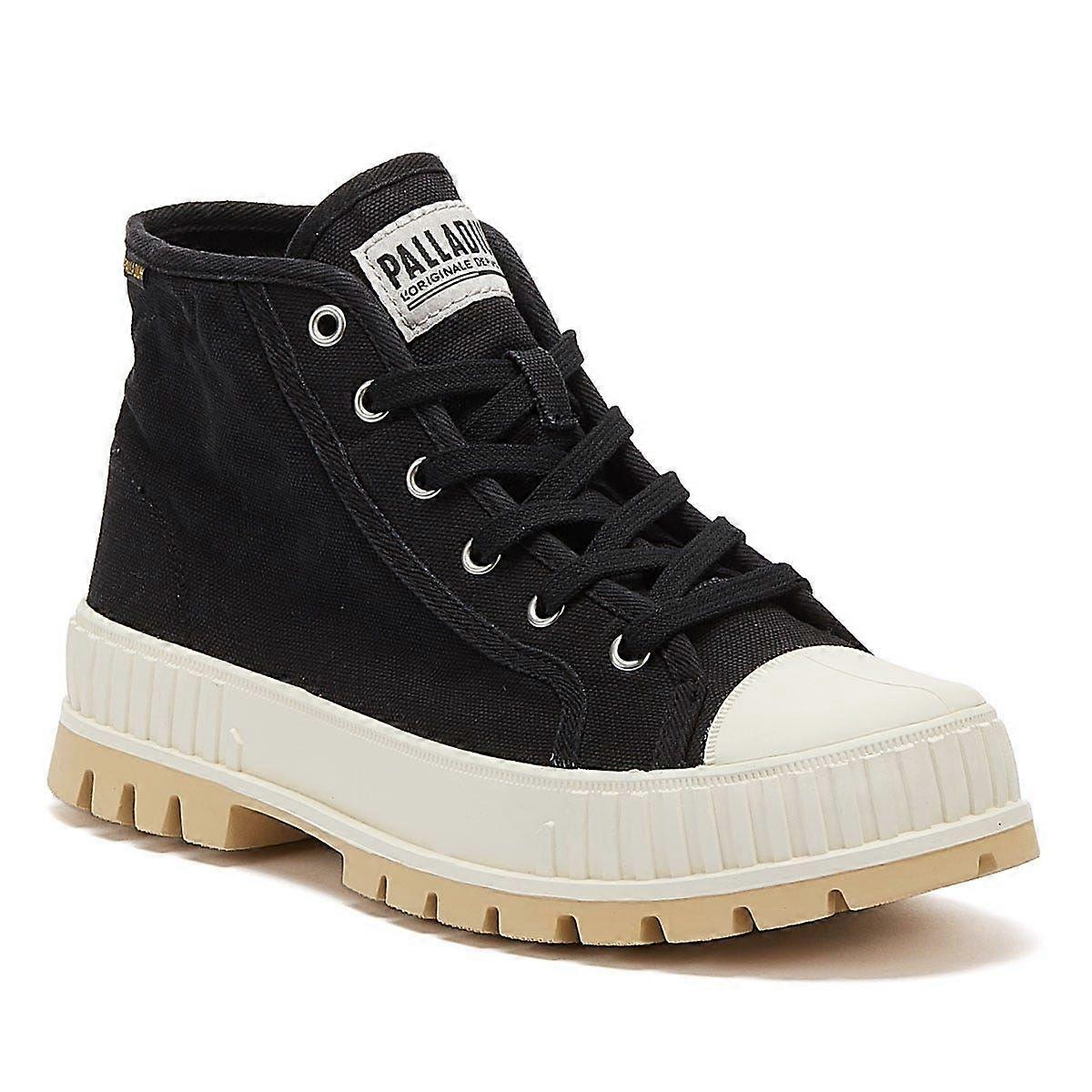 Palladium Pallashock Mid OG Womens Black / White Boots