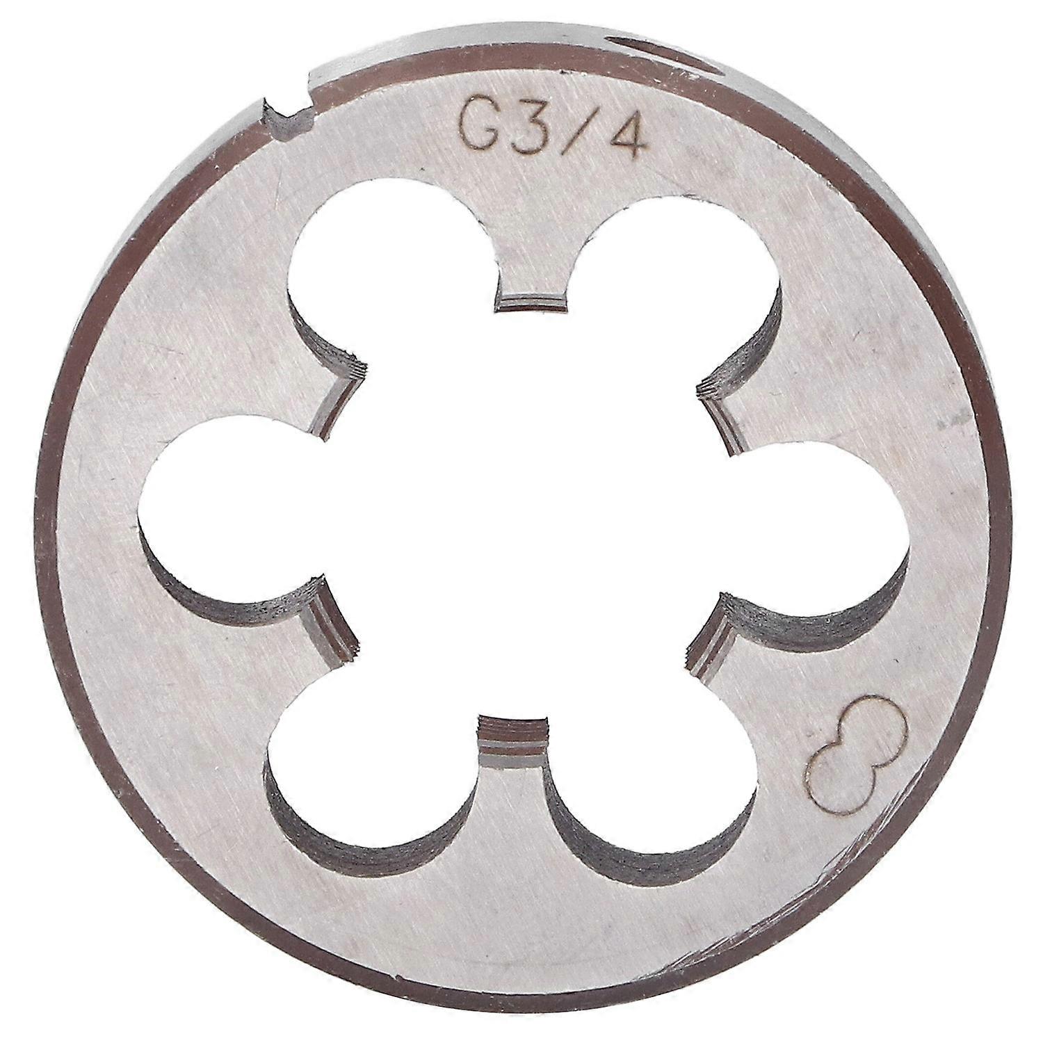 Pipe Die Round Cylindrical Straight Screw Thread Die for Tap G3/4 Threading Hand Tools