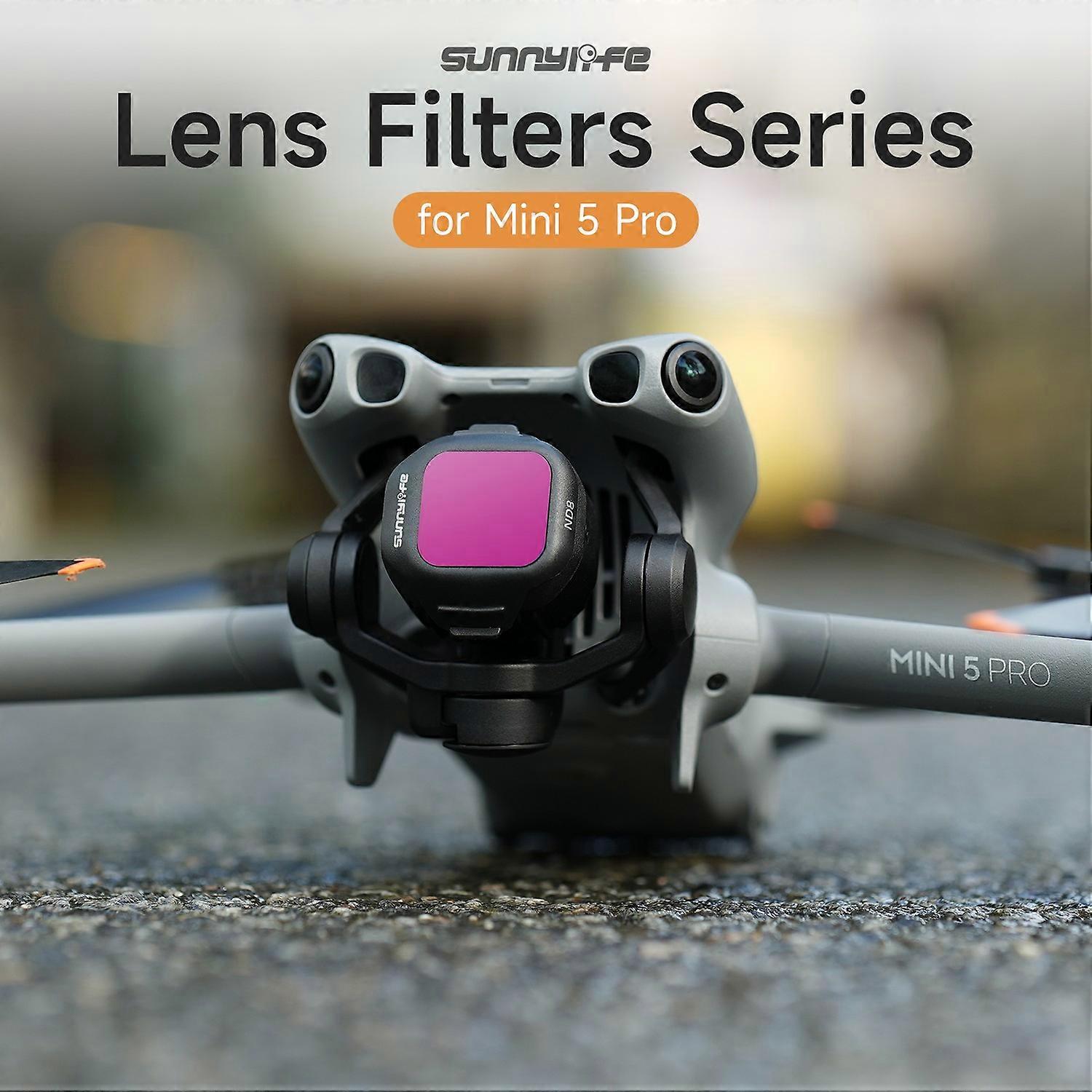 SUNNYLIFE N5P-FI095 3Pcs Ultralight  Filter Set for DJI Mini 5 Pro CPL+ND8+ND16 RC Drone Camera Lens