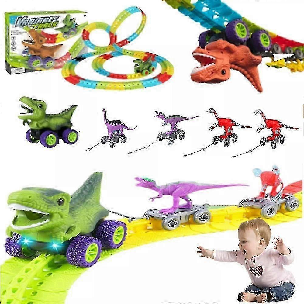 Dinoswift Set Soar with The Anti-Gravity Dinosaur Car, Race Track Car