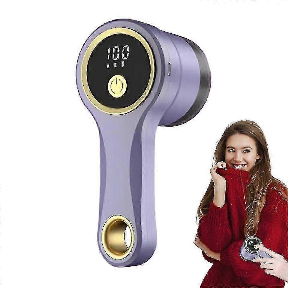 Electric Fabric Shaver Rechargeable Lint Remover Sweater Defuzzer Digital Trimme