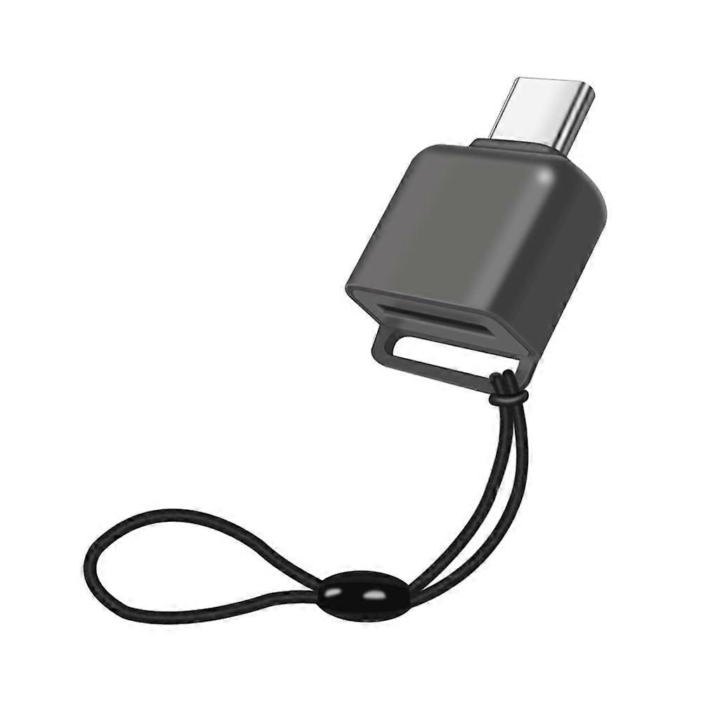 jixopn Type C Micro SD/TF Card Reader USB C TF Card Reader USB C Memory Reader Adapter