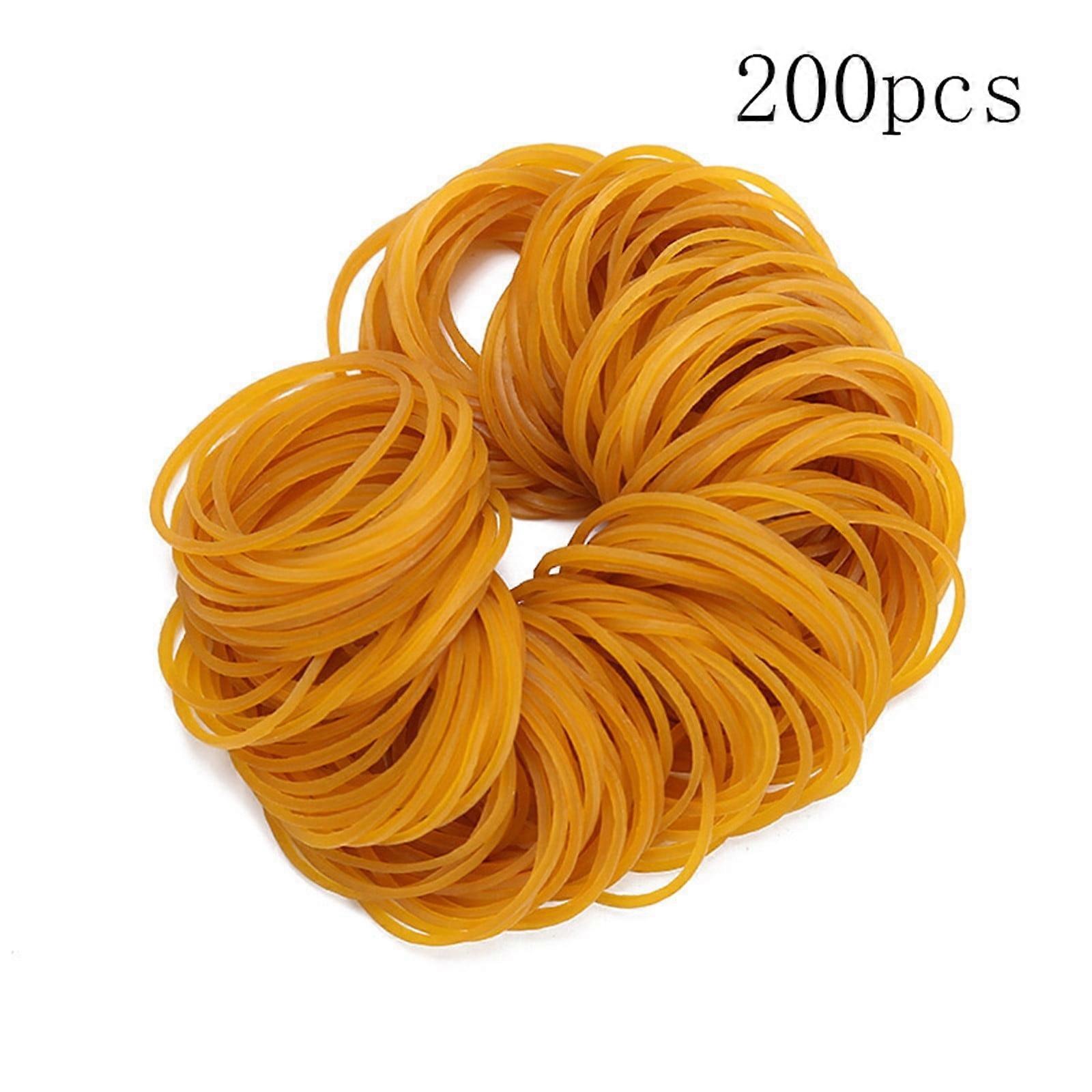 200 Pcs Rubber Bands for Office School Home, Strong Elastic Wrapping Bands Compatible with File Folders, Trash Can Box - B&