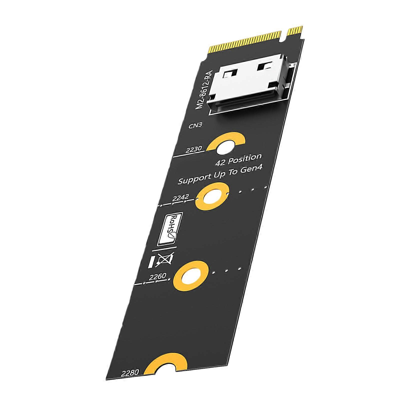Widely Compatible M.2 2280 to SFF 8612 Adapter Featuring NVME PCIe Standards for Easy Storage Upgrades Multicolor