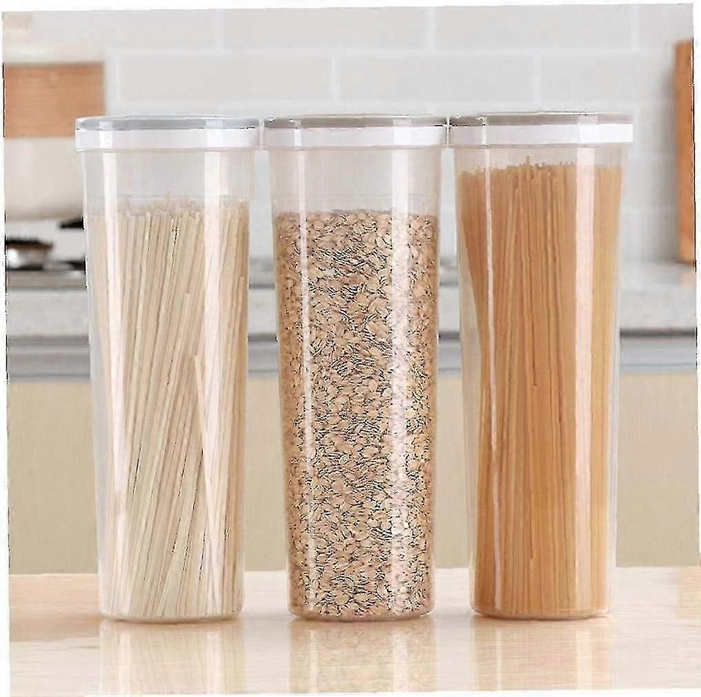 Durable Noodle & Cutlery Storage Box - 1pc Pantry Seal Pot for Kitchen