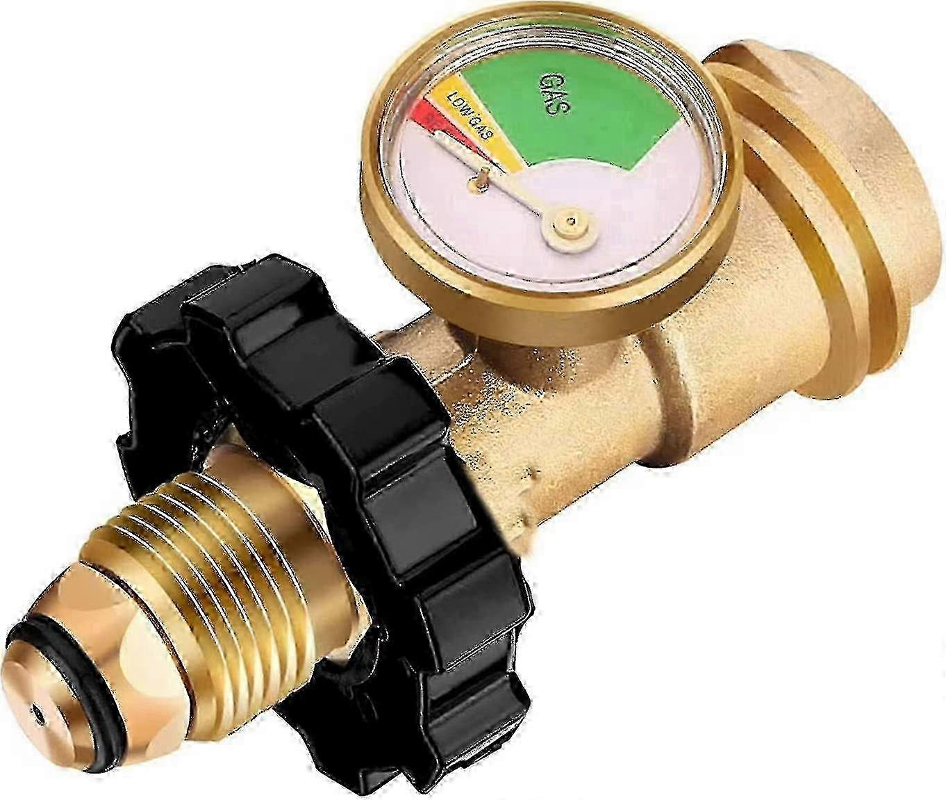 w Propane Tank Level Gauge with Leak Detector, Built-in Pressure Meter & Gas Fuel Monitor for Cylinders