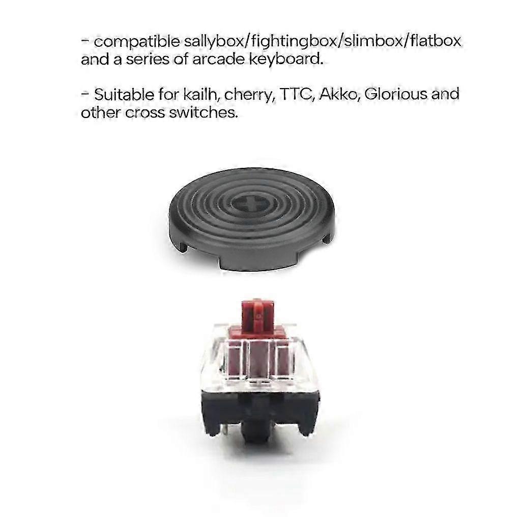 Arcade Fighting Keyboard Button Cover Soft Touchs Arcade Button Caps ABS Cover