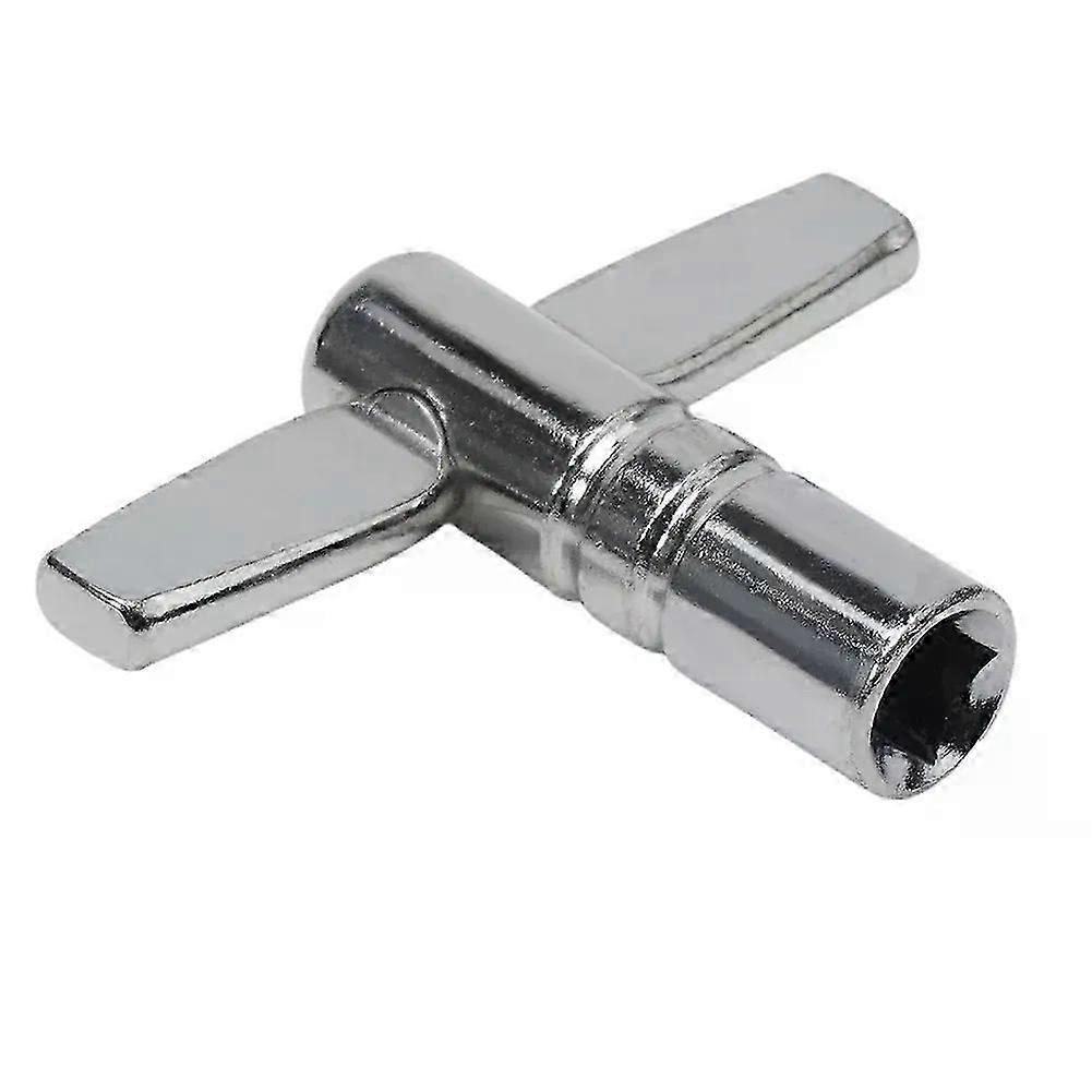 Drum Tuning Key Adjustment Wrench Diameter 55mm Silver Percussion Instrument Drum Tuning Drum Key Square Tool Accessories