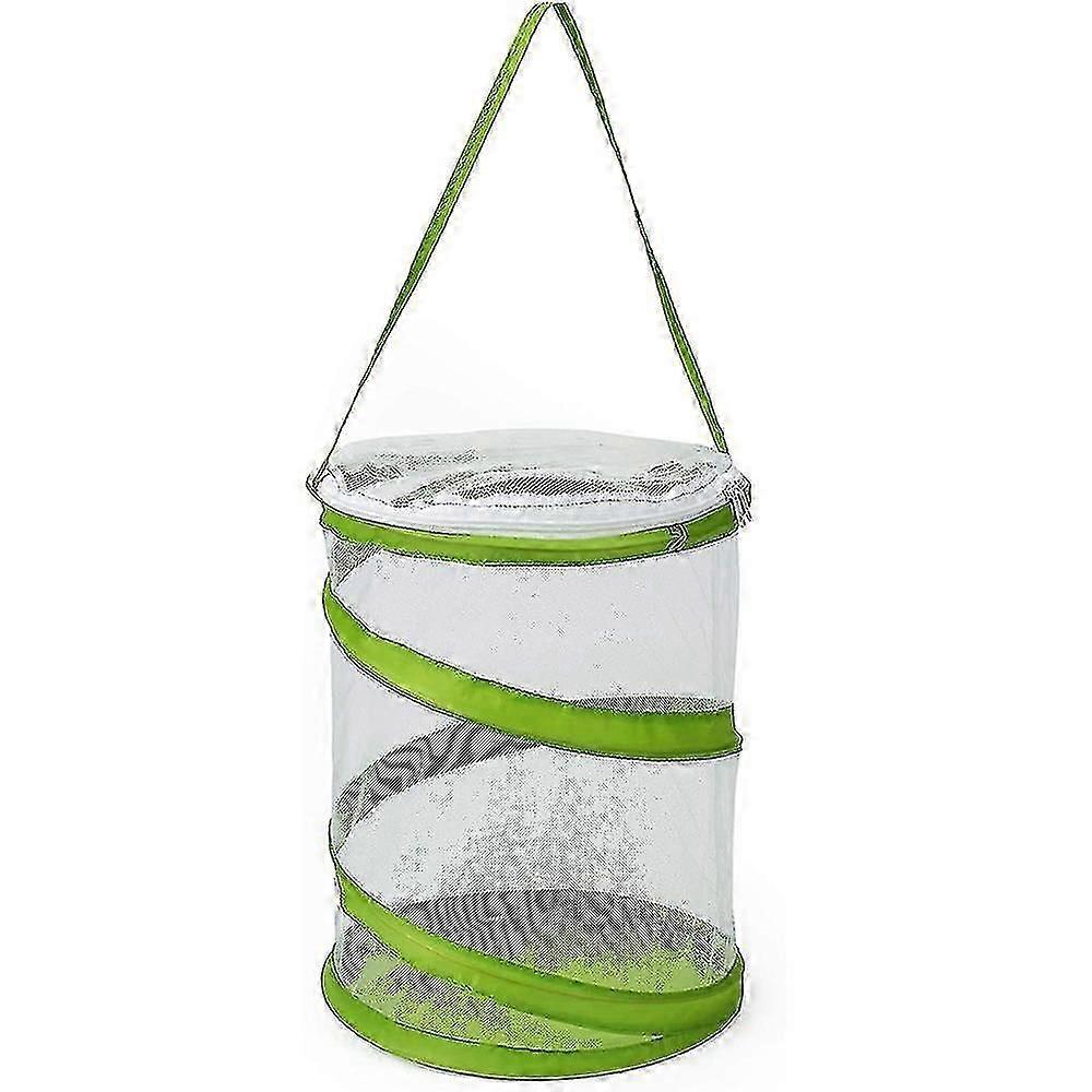 Foldable butterfly cage portable clear mesh insect habitat