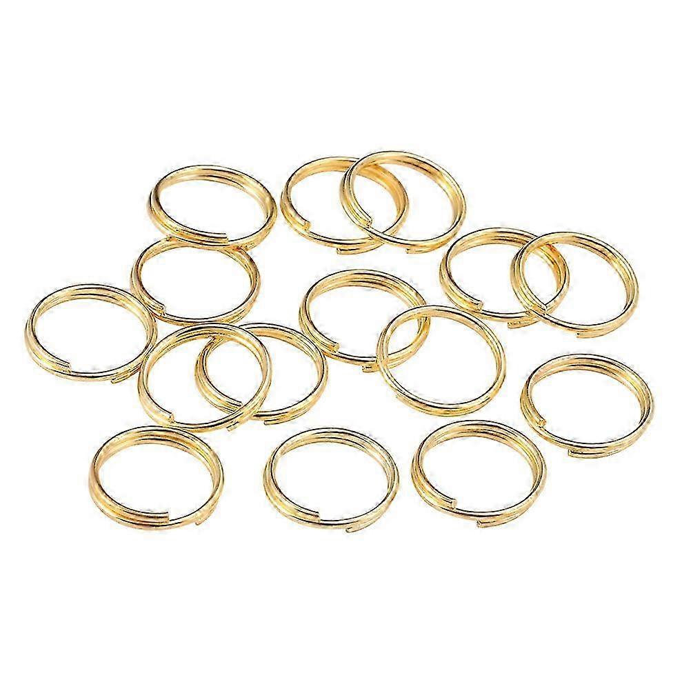 Round Shape Open Rings for DIY Projects, 500Pcs Double Circle Connectors Gold