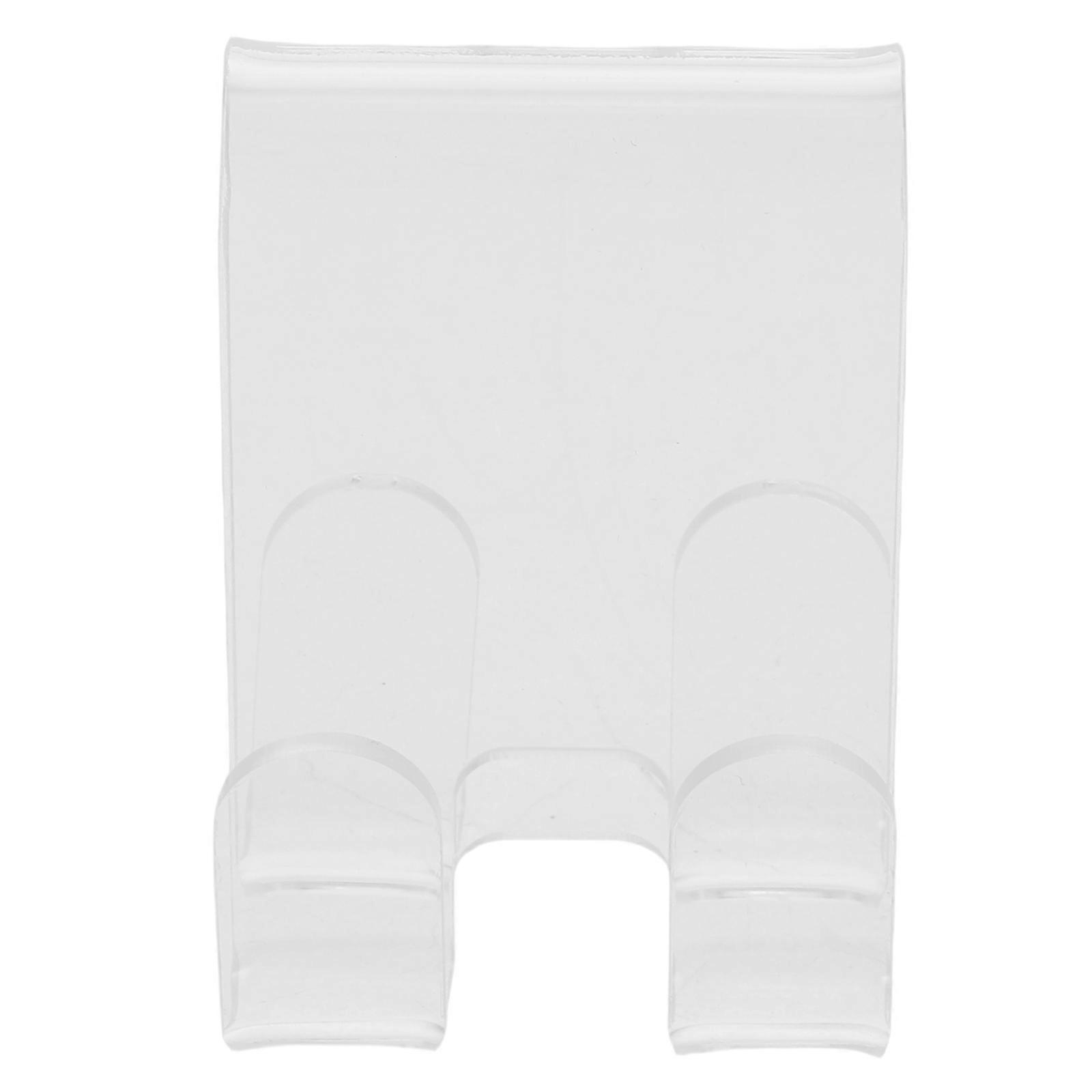 Transparent Acrylic Shower Door Hook for Bathroom Towel Hanging