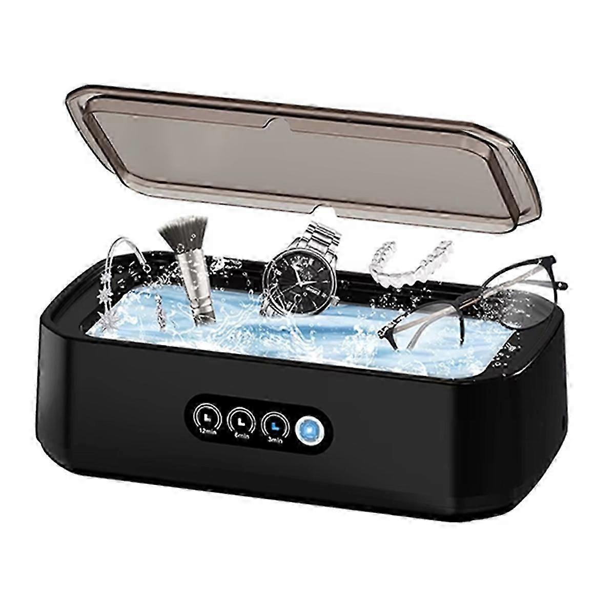 Ultrasonic cleaner machine for delicate items like glasses