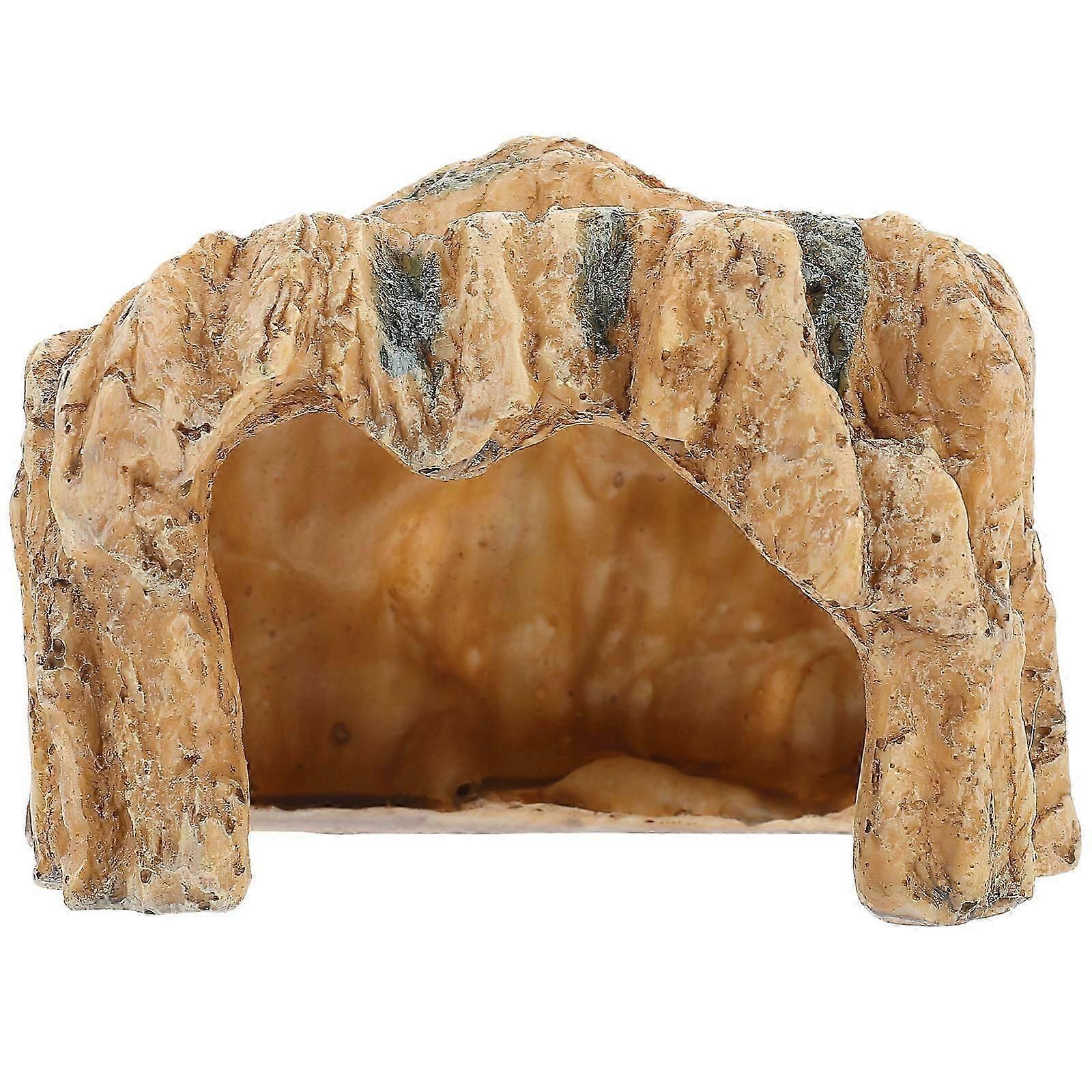 Turtle Resin Model Turtle Cage Snake Habitat House Climbing Platform Turtle Cave