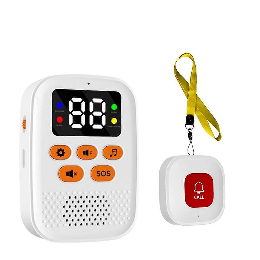 Wireless SOS Call Button for Elderly White