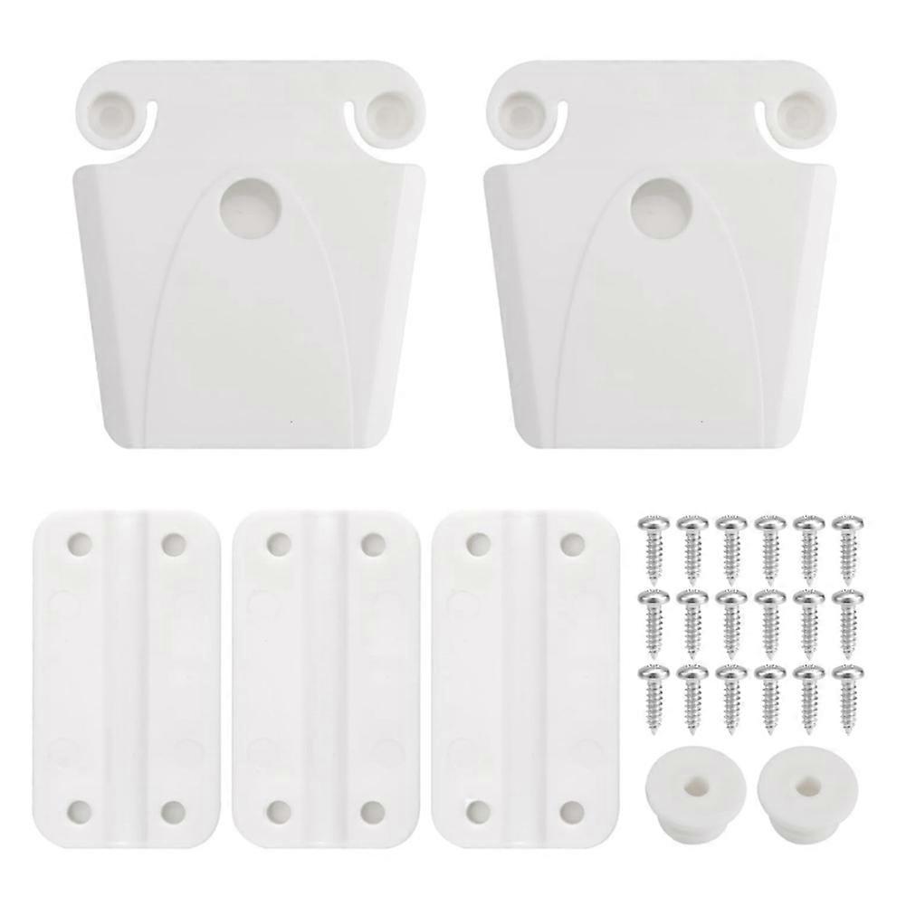 Cooler Hinge and Latch and Screws Kit, 3 Cooler Hinges 2 Latches 2 Cooler Posts Replacement Parts & 18 Screws for Igloo