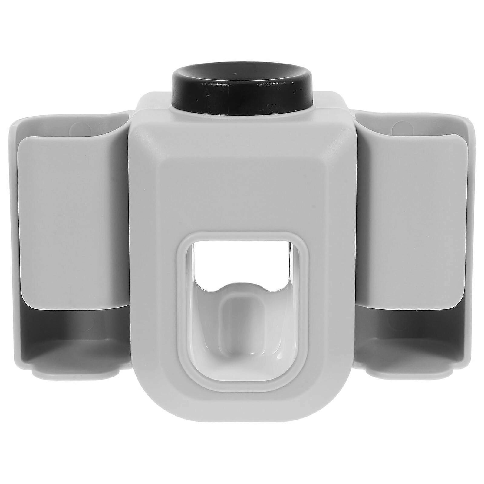 Wall Mounted Toothbrush Holder with Automatic Toothpaste Dispenser, SpaceSaving Bathroom Organizer Ref: 9494