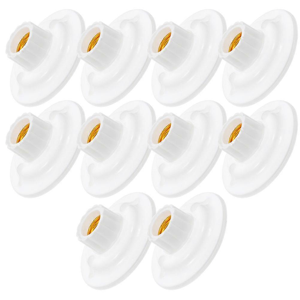 16Pcs Lamp Socket Replacement Bulb Socket Lamp Holder Screw in Pendant Light Socket