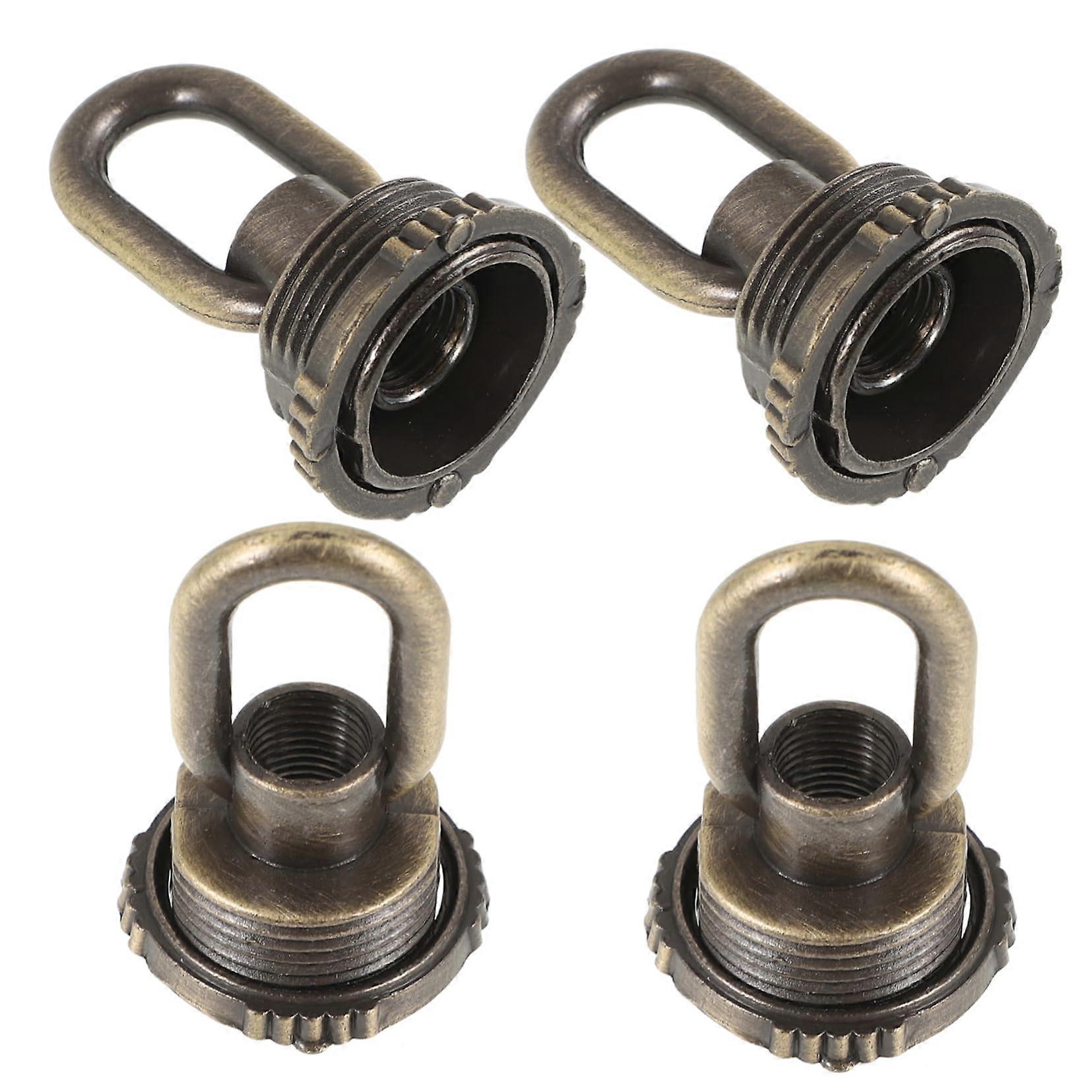 Ceiling Eye Nut for Pendant Lights Zinc Alloy Hanging Loop Durable Replacement Hook 4pcs