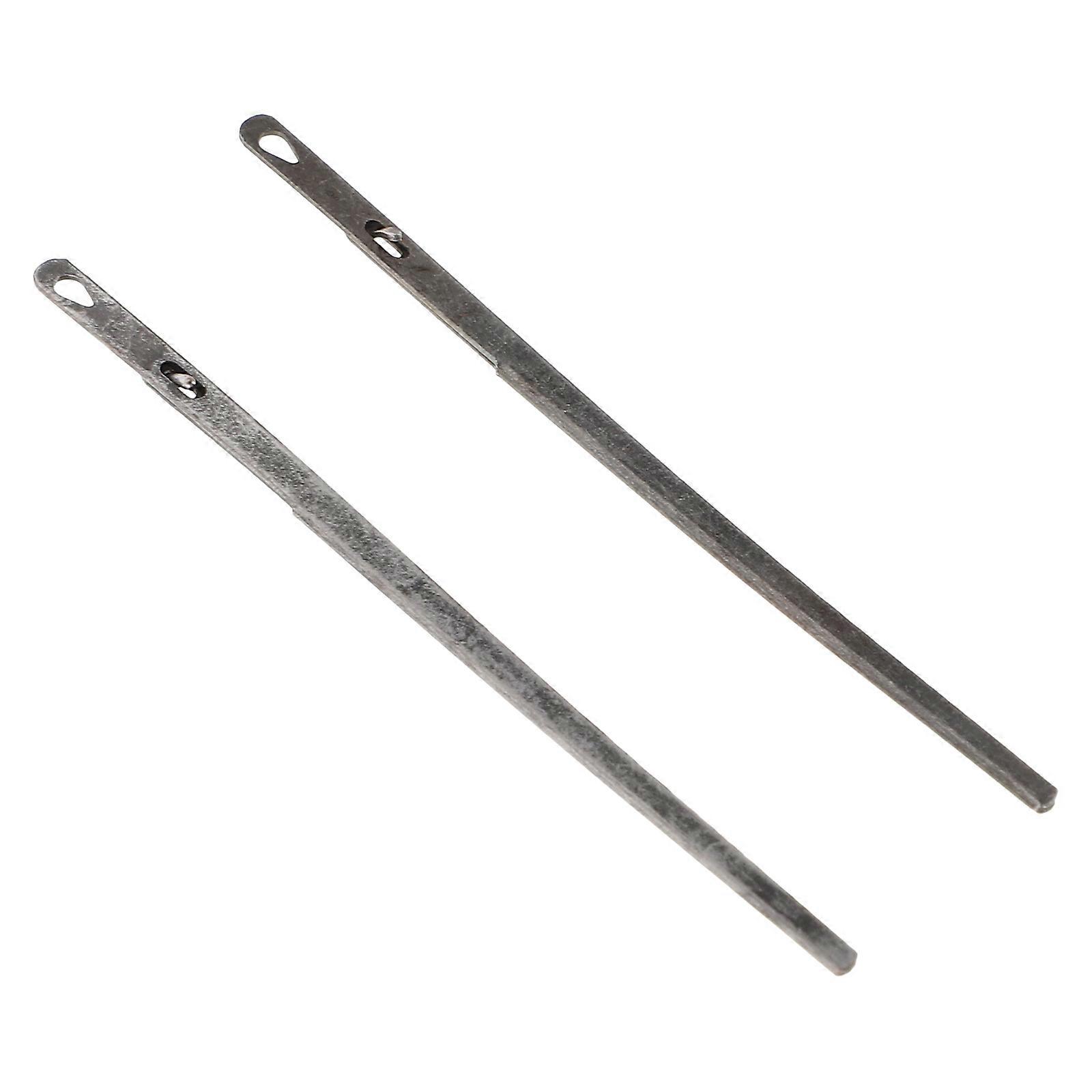 Steel Lacing Needle Sewing Accessories for Crafting Projects 2Pcs