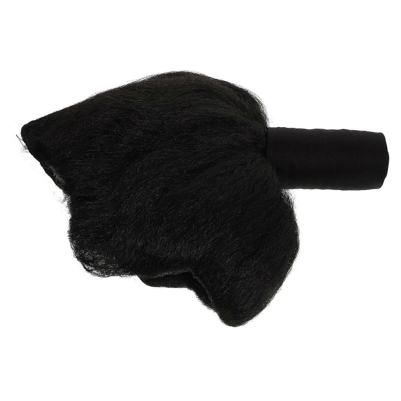 Wrestling Costume Wig for Men Samurai Wig Black