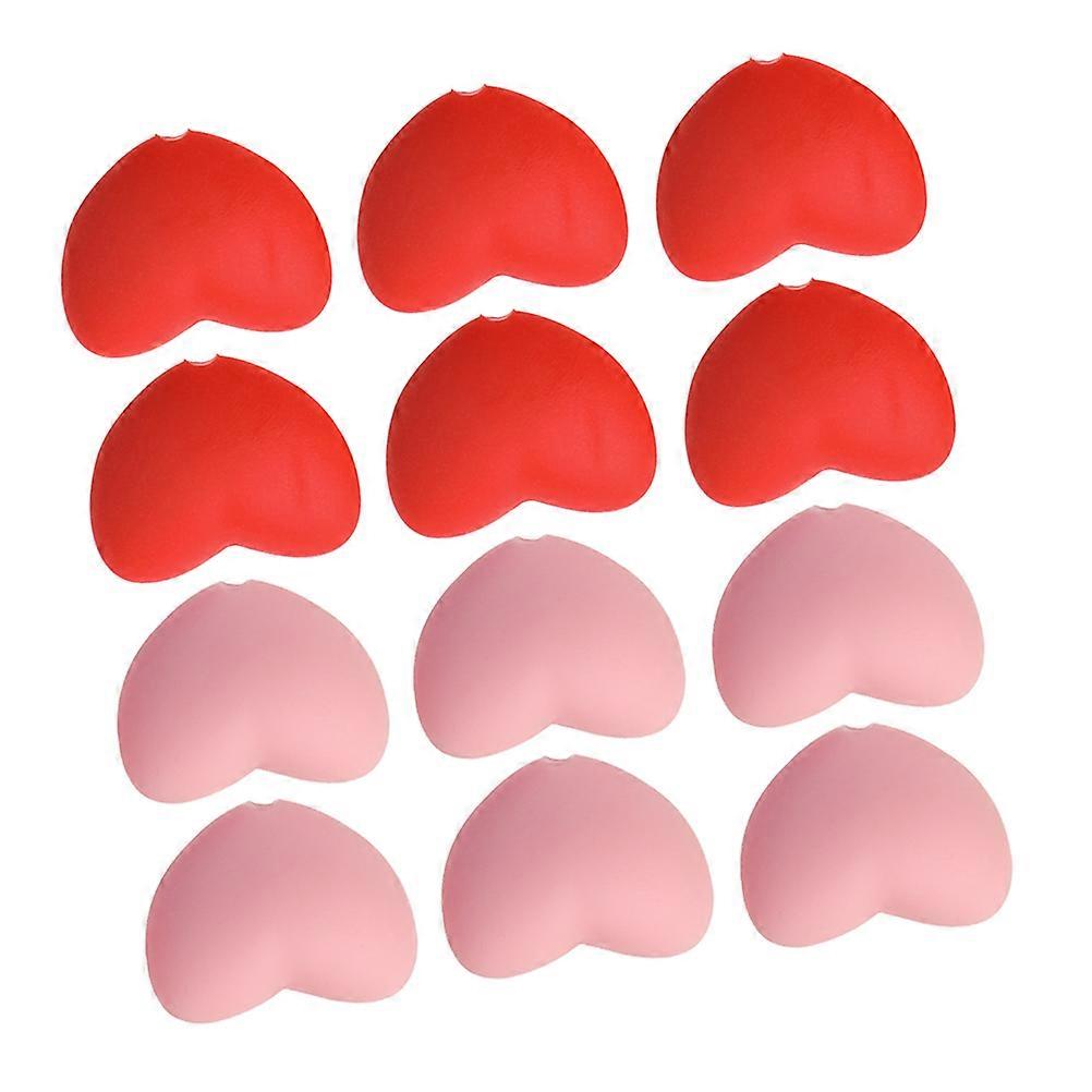 Red Silicone Knitting Needle Covers for 12Pcs Stitch Protection