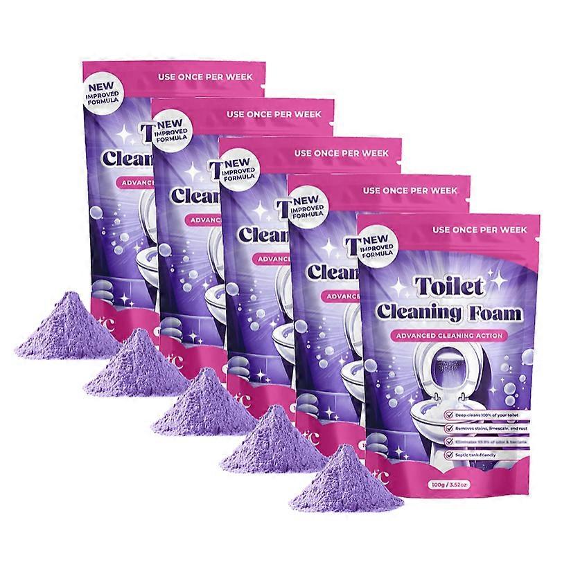 1-5x Fizzclean Toilettenschaumreiniger, Insta-Action Fizzclean Schaumreiniger
