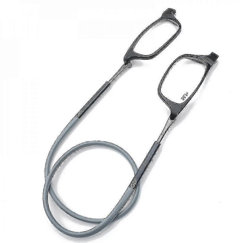 High-Grade Magnetic Absorption Hanging Neck Reading Glasses-JJ