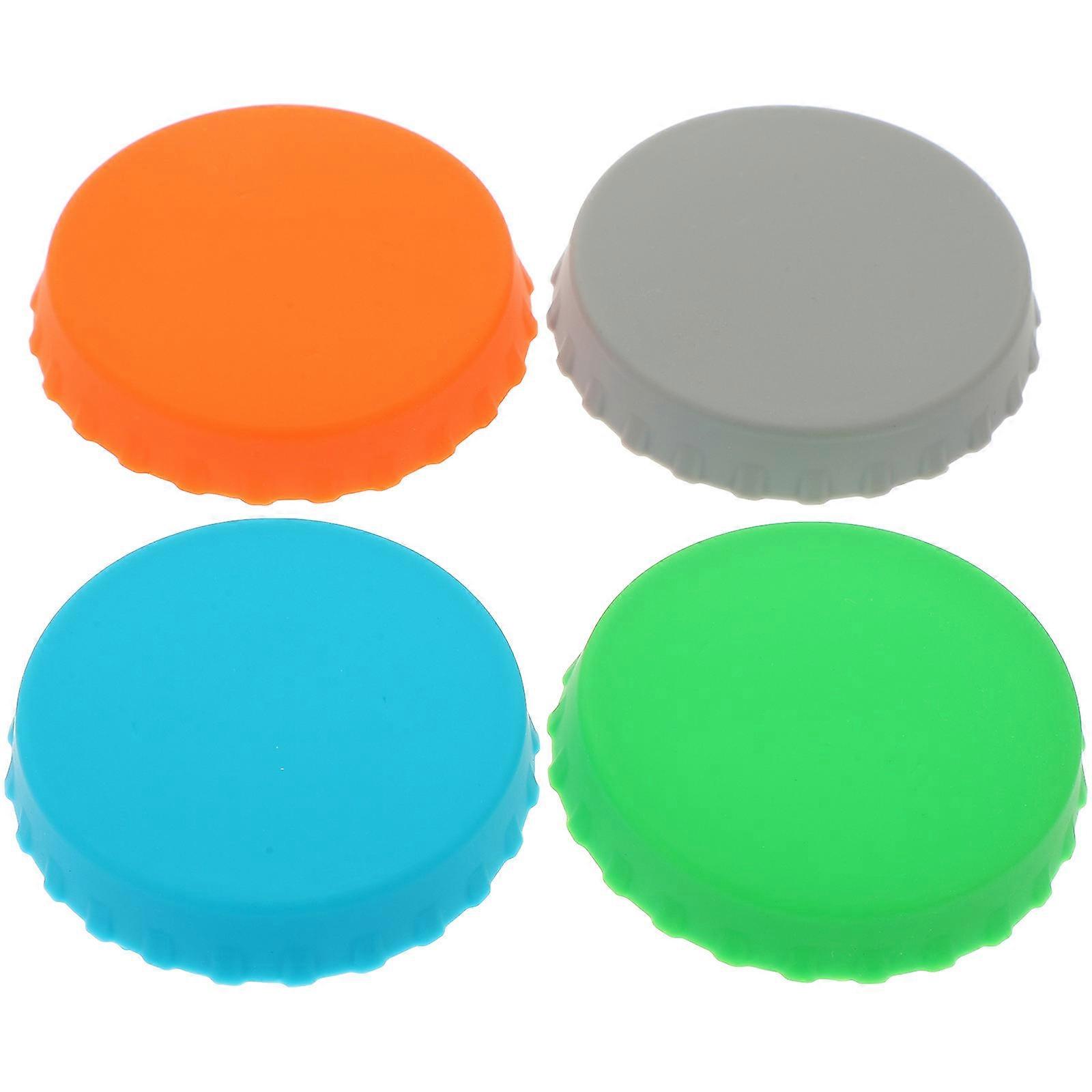 4Pcs Silicone Can Sealing Lids Reusable Ring pull Can Sealers