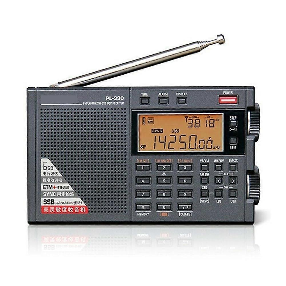 FM/MW/SW/LW SSB FullBand Radio Sensitivity MultiFunctional Receiver With FullBand Coverage