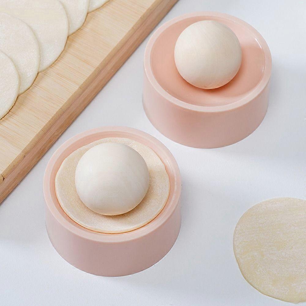 Reusable Dumpling Maker Pastry Tool Wood Dumpling Skin Maker Dumpling Wrapper Press  Household